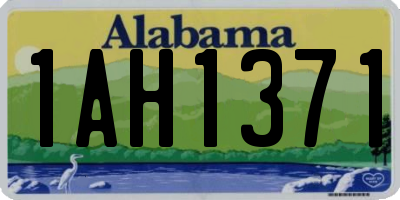 AL license plate 1AH1371