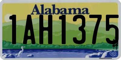 AL license plate 1AH1375
