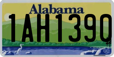 AL license plate 1AH1390