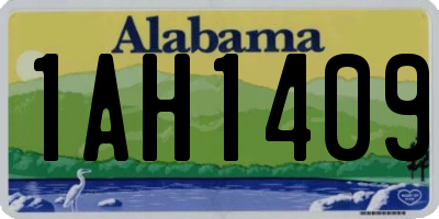 AL license plate 1AH1409