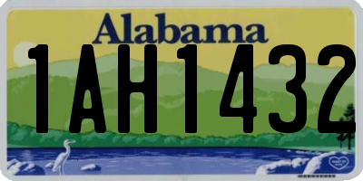 AL license plate 1AH1432