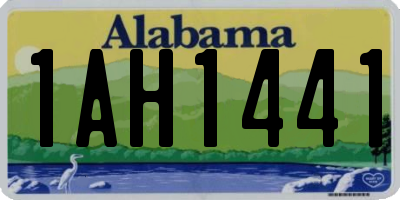 AL license plate 1AH1441