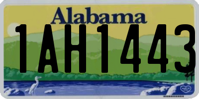 AL license plate 1AH1443