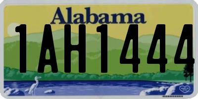 AL license plate 1AH1444