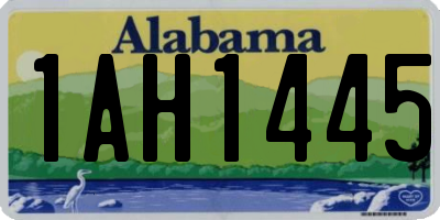 AL license plate 1AH1445
