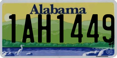 AL license plate 1AH1449