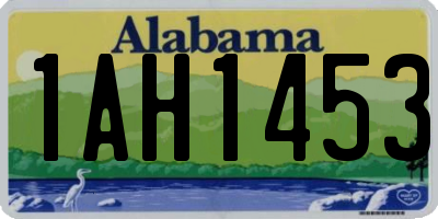 AL license plate 1AH1453