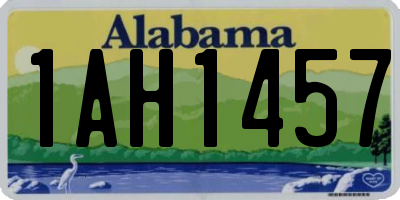 AL license plate 1AH1457