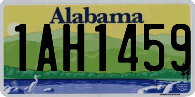 AL license plate 1AH1459