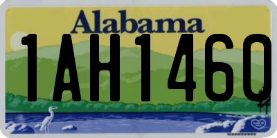 AL license plate 1AH1460