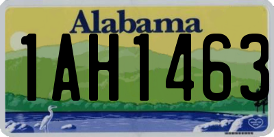 AL license plate 1AH1463