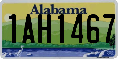 AL license plate 1AH1467