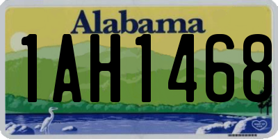 AL license plate 1AH1468