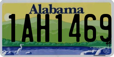 AL license plate 1AH1469