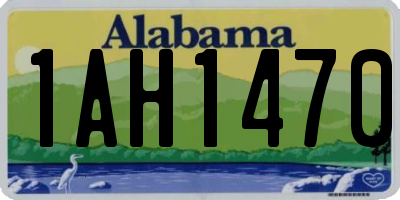 AL license plate 1AH1470