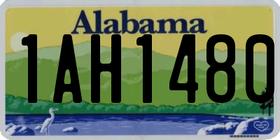 AL license plate 1AH1480