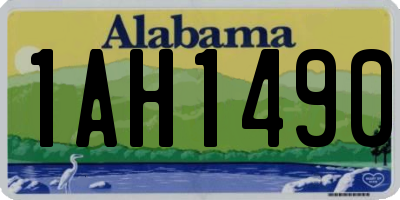 AL license plate 1AH1490