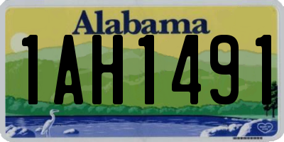 AL license plate 1AH1491