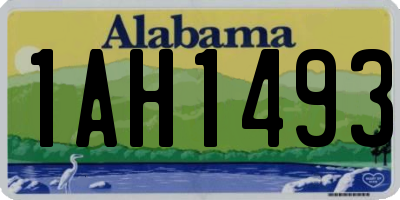 AL license plate 1AH1493