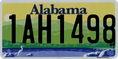 AL license plate 1AH1498