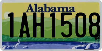 AL license plate 1AH1508