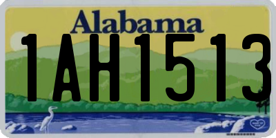 AL license plate 1AH1513