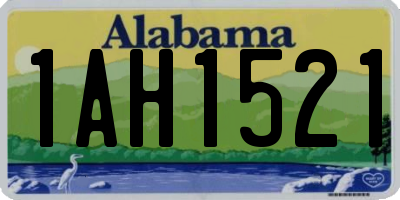 AL license plate 1AH1521