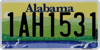 AL license plate 1AH1531