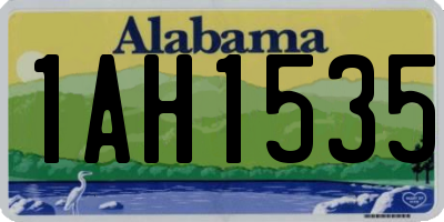 AL license plate 1AH1535