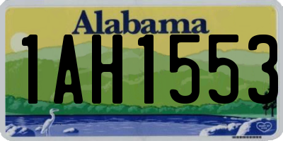 AL license plate 1AH1553