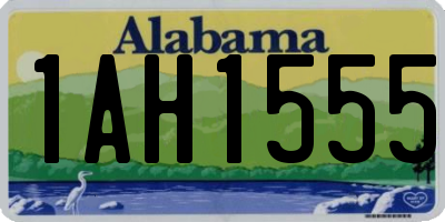 AL license plate 1AH1555