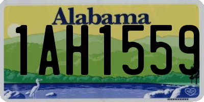 AL license plate 1AH1559
