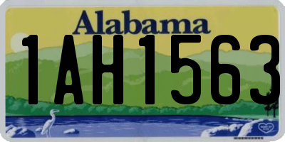 AL license plate 1AH1563