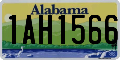 AL license plate 1AH1566