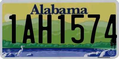 AL license plate 1AH1574
