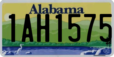 AL license plate 1AH1575