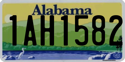 AL license plate 1AH1582