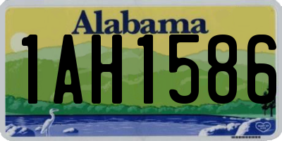 AL license plate 1AH1586