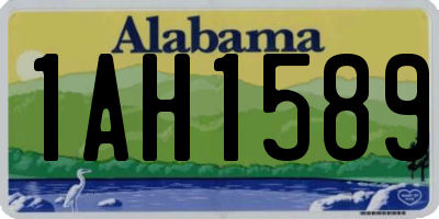 AL license plate 1AH1589