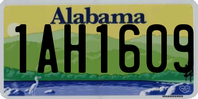 AL license plate 1AH1609