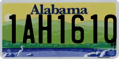AL license plate 1AH1610
