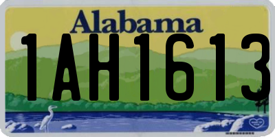 AL license plate 1AH1613