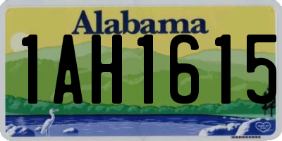 AL license plate 1AH1615