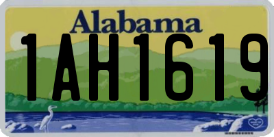 AL license plate 1AH1619