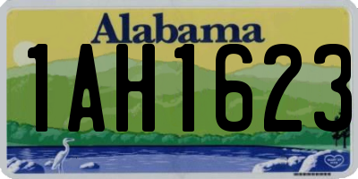 AL license plate 1AH1623