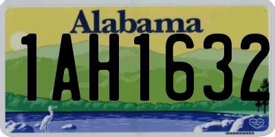 AL license plate 1AH1632