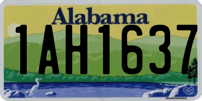 AL license plate 1AH1637