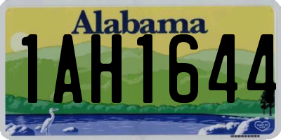 AL license plate 1AH1644