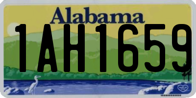 AL license plate 1AH1659