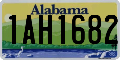 AL license plate 1AH1682
